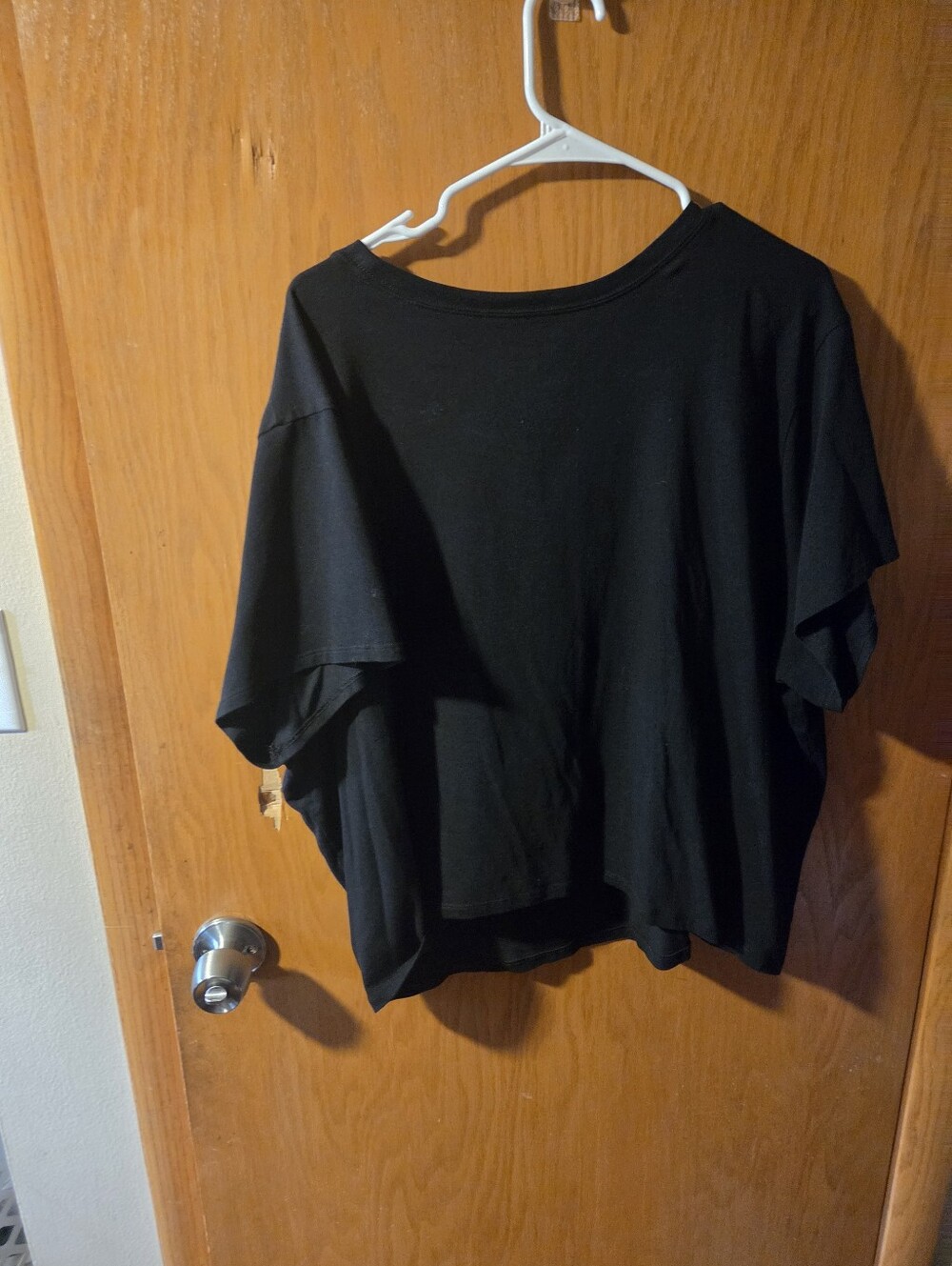 torrid Black Boxy Short Sleeve Tee